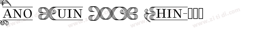 Wano Quin FR Thin字体转换